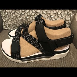 Ryka Rowana Women's Black Sandal Shoes